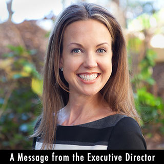 A message from the Executive Director